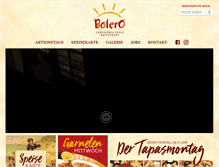 Tablet Screenshot of bolero-bamberg.de